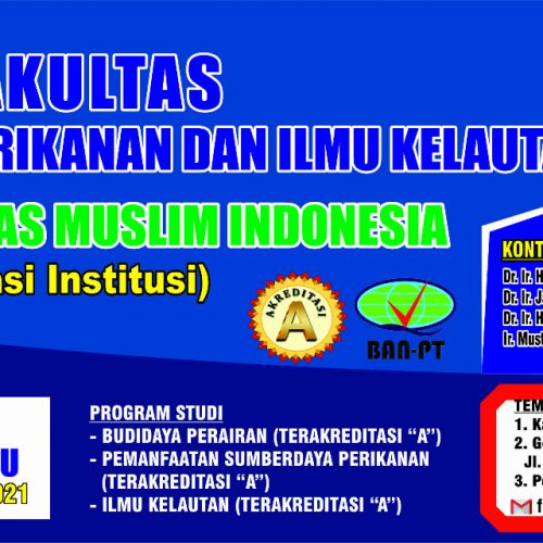 Pendaftaran Mahasiswa Baru Fakultas Perikanan dan Ilmu Kelautan UMI Tahun 2020/2021