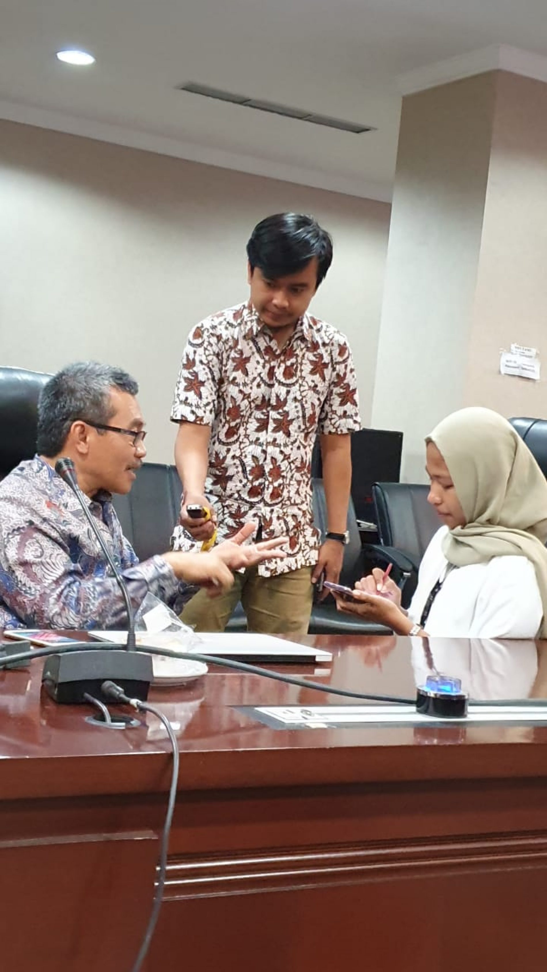 Wawancara Oleh Wartawan di Kantor Staf Kepresidenan