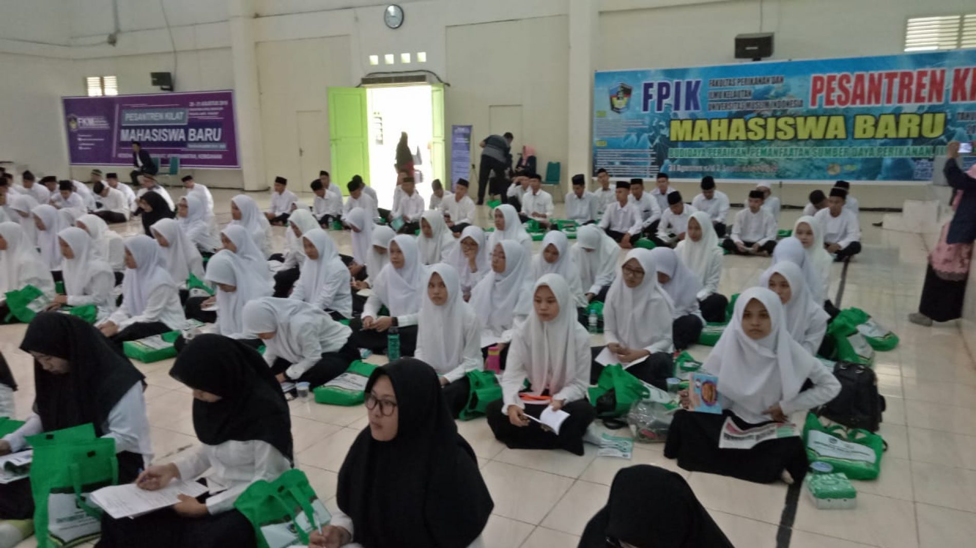 Kegiatan Pesantren Kilat Mahasiswa Baru Fakultas Perikanan dan Ilmu Kelautan UMI angkatan 2019/2020