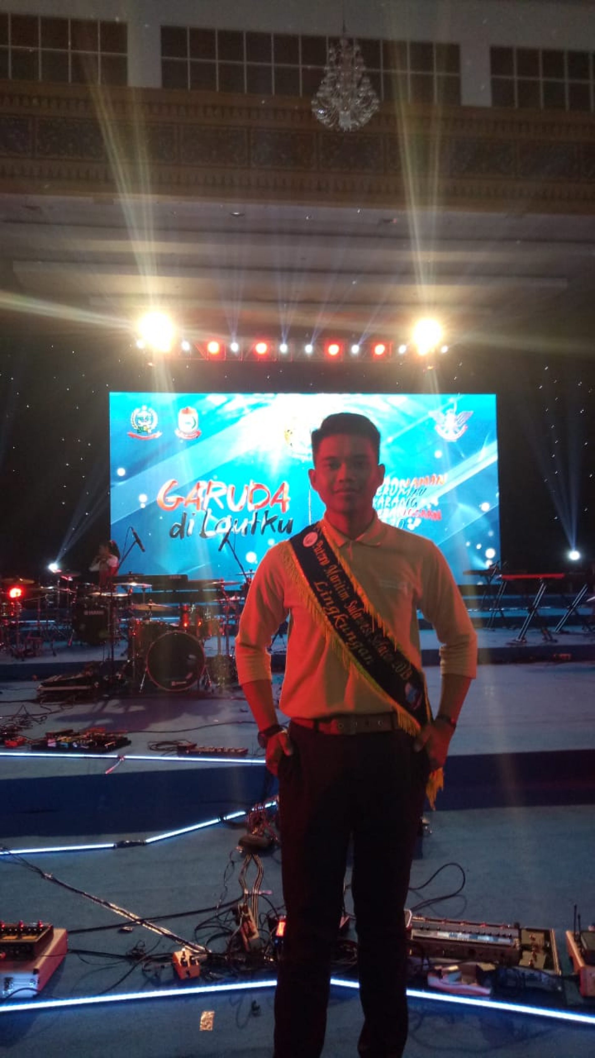 Muh. Syafiq Hakim Attending as Maritime Man of Environment South Sulawesi 2019
