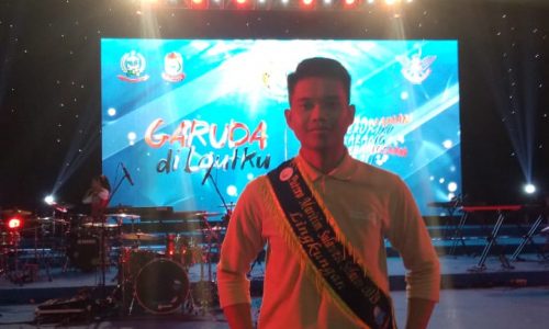 Muh. Syafiq Hakim Attending as Maritime Man of Environment South Sulawesi 2019