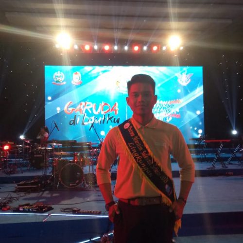 Muh. Syafiq Hakim Attending as Maritime Man of Environment South Sulawesi 2019
