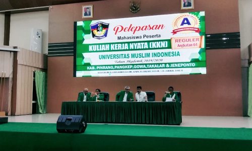 Pelepasan Mahasiswa Peserta Kuliah Kerja Nyata (KKN) UMI Tahun 2020