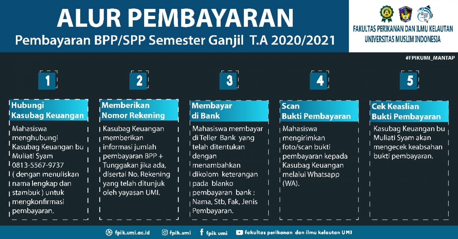Batas Pembayaran BPP Diperpanjang hingga tanggal 8 Agustus