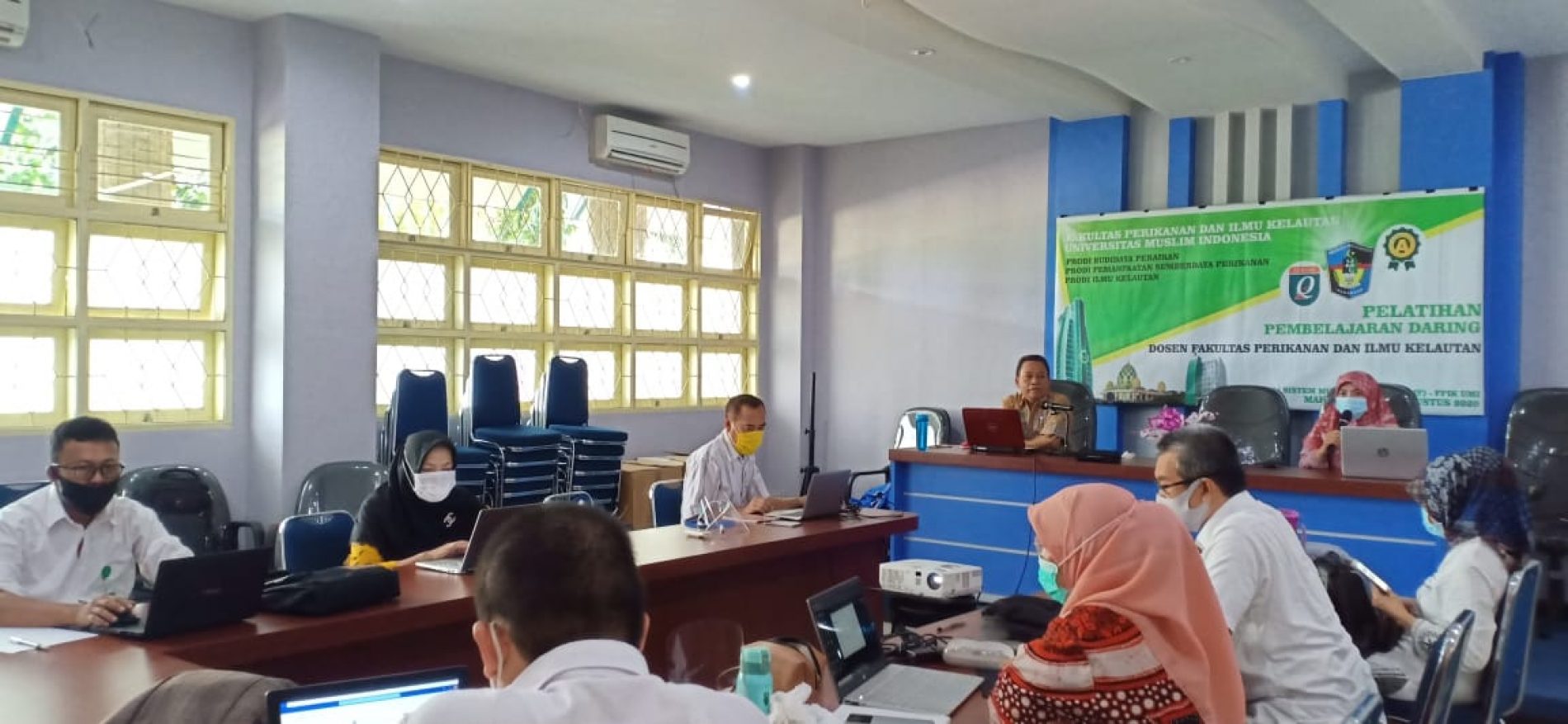 Pelatihan Pembelajaran Daring Dosen Prodi BDP FPIK UMI oleh TIM PSMF FPIK UMI