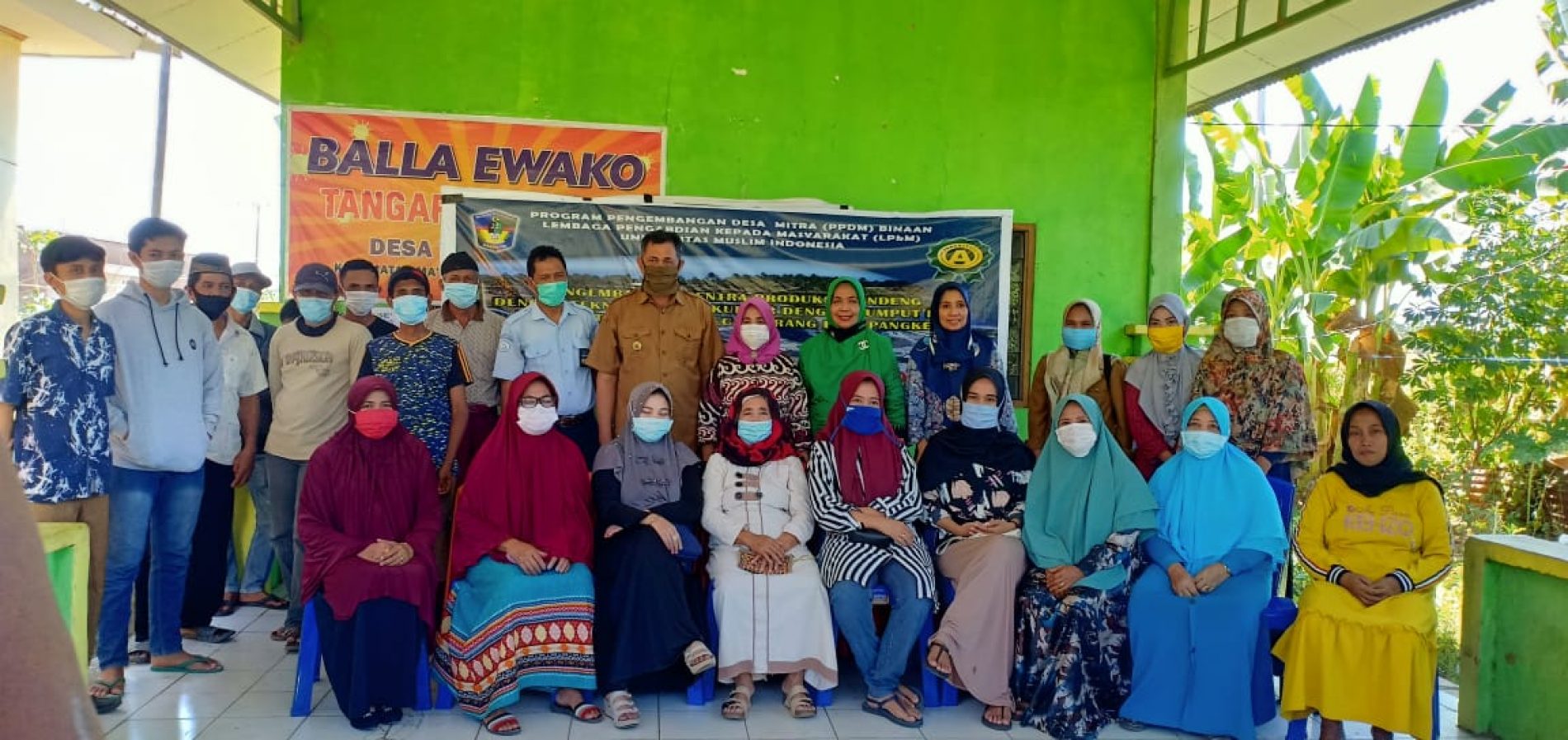 Harlina Usman, Dosen Fakultas Perikanan dan Ilmu Perikanan UMI Melaksanakan Program Pengembangan Desa Mitra (PPDM) Binaan di Desa Tamangapa Kec. Ma’rang Kab. Pangkep.