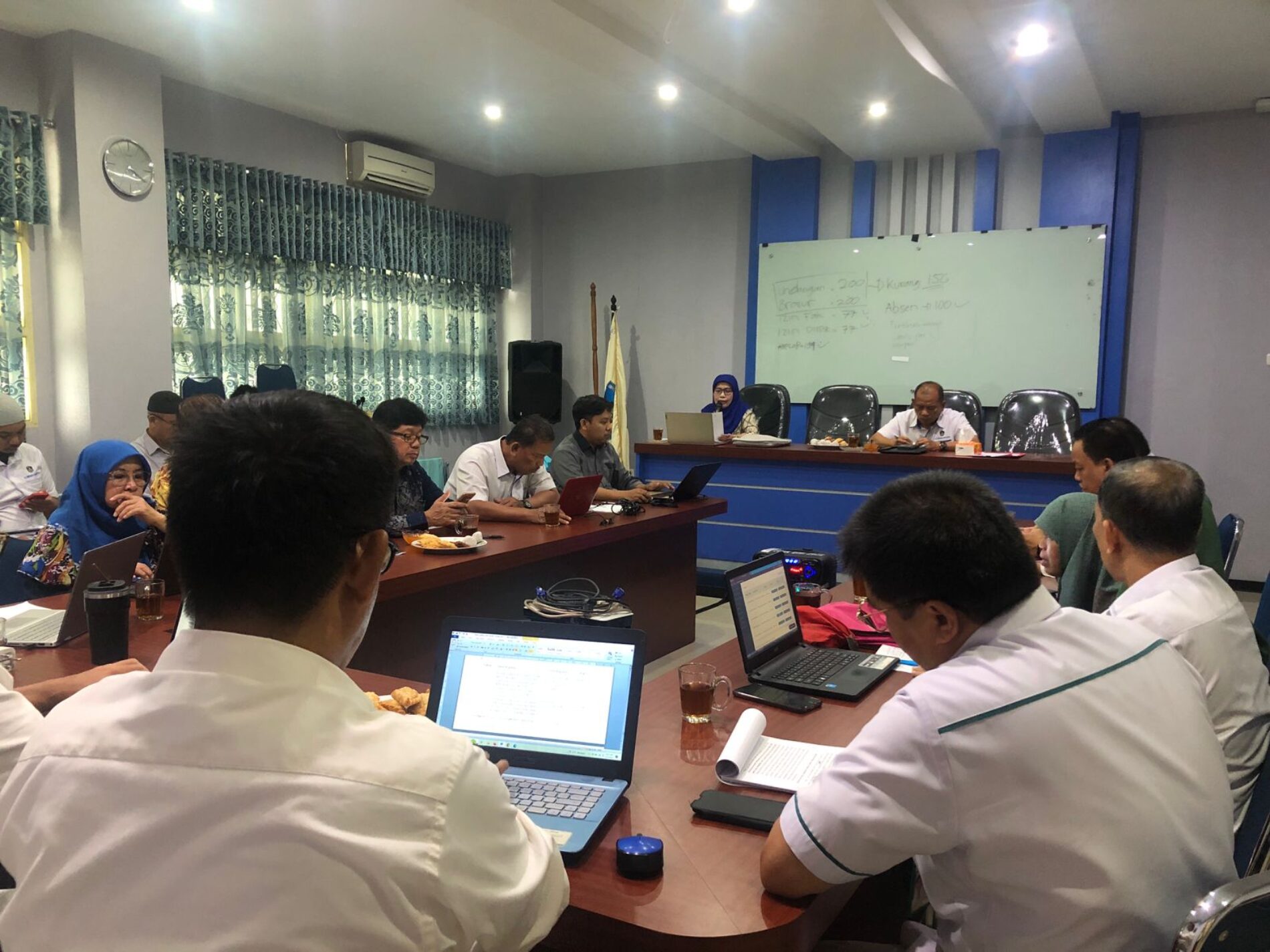 Rapat Persiapan Perkuliahan Perdana Fakultas Perikanan dan Ilmu Kelautan UMI Semester Genap T.A 2023-2024